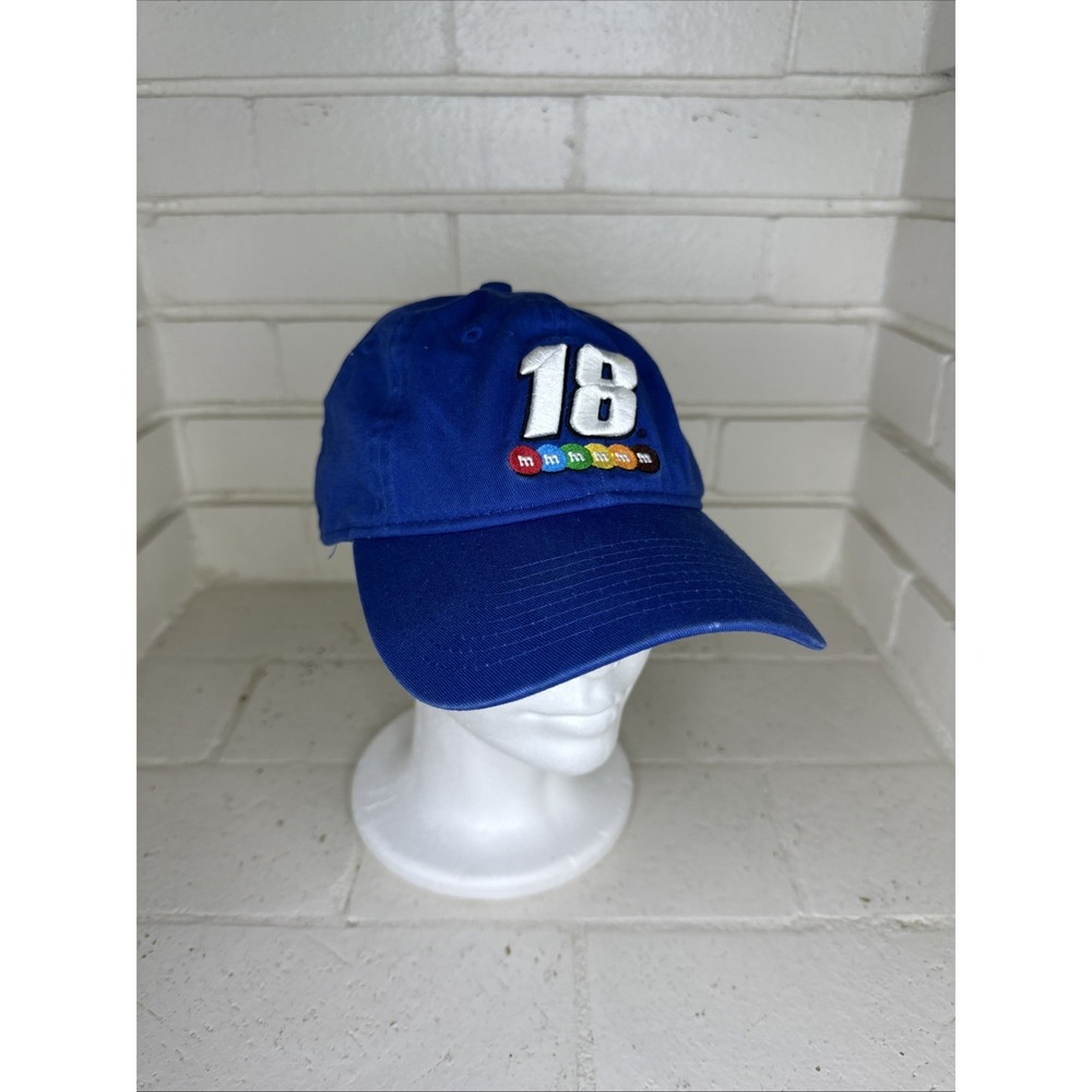 Kyle Busch 18 M&Ms 9Twenty Racing Signature New Era Blue Woman's Nascar Hat